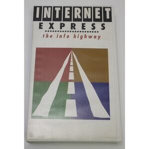 Vintage 1998 Internet Express - The Info Highway VHS Tape Instructional Video